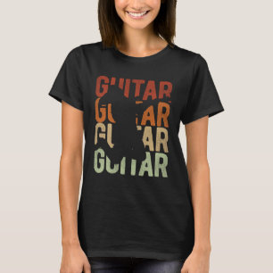 T-shirt Joueur De Guitare Acoustique Pour Un Guitariste Mu