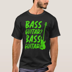 T-shirt Joueur de Guitare Basse Musique Rock Guitariste Ba