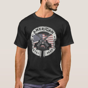 T-shirt Joueur de guitare de musique heavy metal métalleux