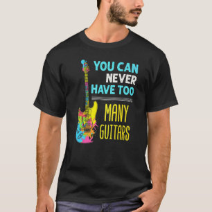 T-shirt Joueur de guitare Hoarder Basse électrique Trop de