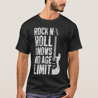 T-shirt Joueur de guitare Rock and Roll Musiciens famille
