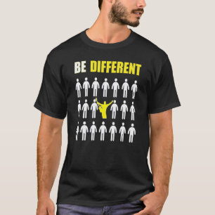 T-shirt Joueur de guitare sois différent inspiration