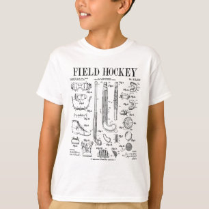 T-shirt Joueur de hockey sur gazon Sports d'équipe Drôle V