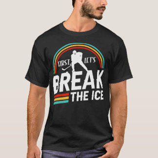 T-shirt Joueur de hockey sur glace