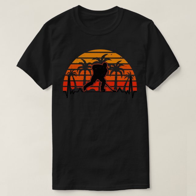 T-shirt Joueur de hockey sur glace (Design devant)