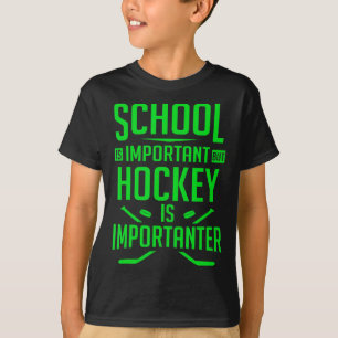 T-shirt Joueur De Hockey Sur Glace 8-12 Pour Garçons