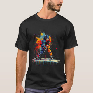 T-shirt Joueur de hockey sur glace Drip Jeunesse Enfants G