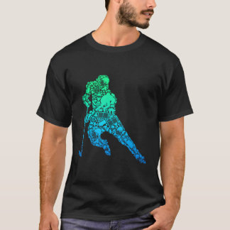 T-shirt Joueur de hockey sur glace Hockey jeunes Hommes En