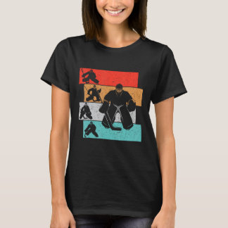 T-shirt Joueur de hockey sur glace Joueur de hockey sur gl