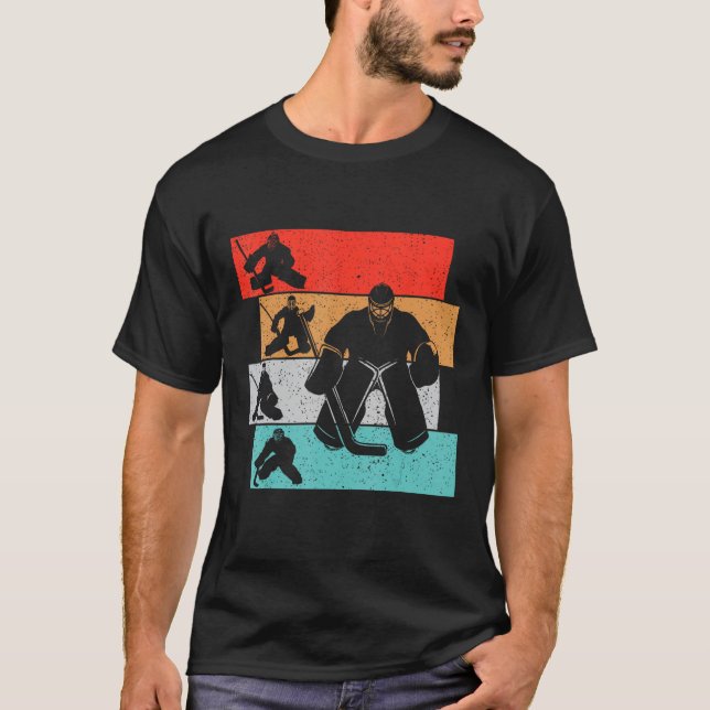 T-shirt Joueur de hockey sur glace Joueur de hockey sur gl (Devant)