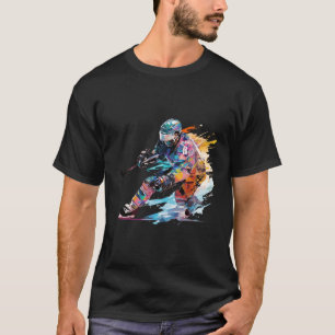 T-shirt Joueur de hockey sur glace Sport Champion de jeu