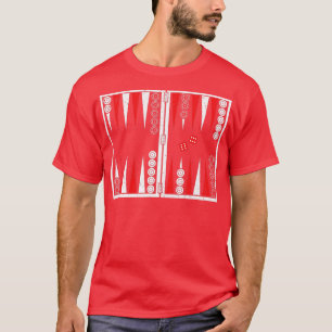 T-shirt Joueur de jacquet de plateau de jacquet