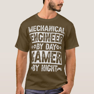 T-shirt Joueur de jeu vidéo Drôle d'ingénieur mécanique de
