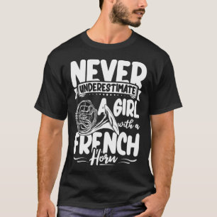 T-shirt Joueur de la Corne française Vêtements Instrument