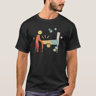 T-shirt Joueur de la famille de l'Arcade de flipper rétro