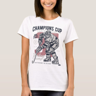 T-shirt Joueur de la Ligue des champions de hockey sur gla