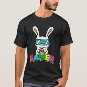 T-shirt Joueur de lapin de Pâques Rabbit Jour de Pâques Ga