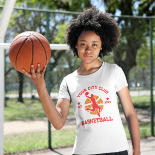 T-shirt Joueur de l'équipe de basket-ball personnalisé cad