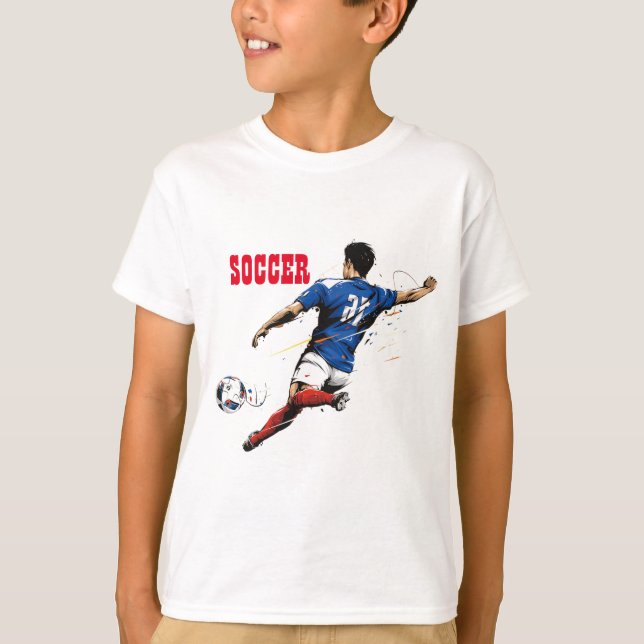 T-shirt joueur de l'équipe de football (Devant)