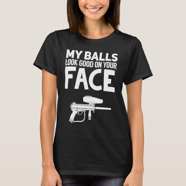 T-shirt Joueur de Paintball (Devant)