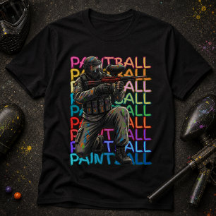 T-shirt Joueur de Paintball