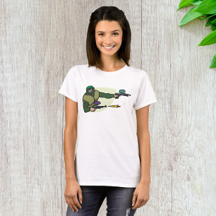 T-shirt Joueur de Paintball avec double marqueur Action Sp