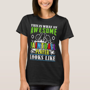 T-shirt Joueur de Paintball Tie Dye Graphisme Adulte & Enf