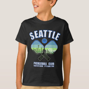 T-shirt Joueur de pickleball de Seattle nord-ouest pacifiq