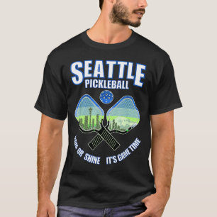 T-shirt Joueur de pickleball de Seattle pacifique nord-oue