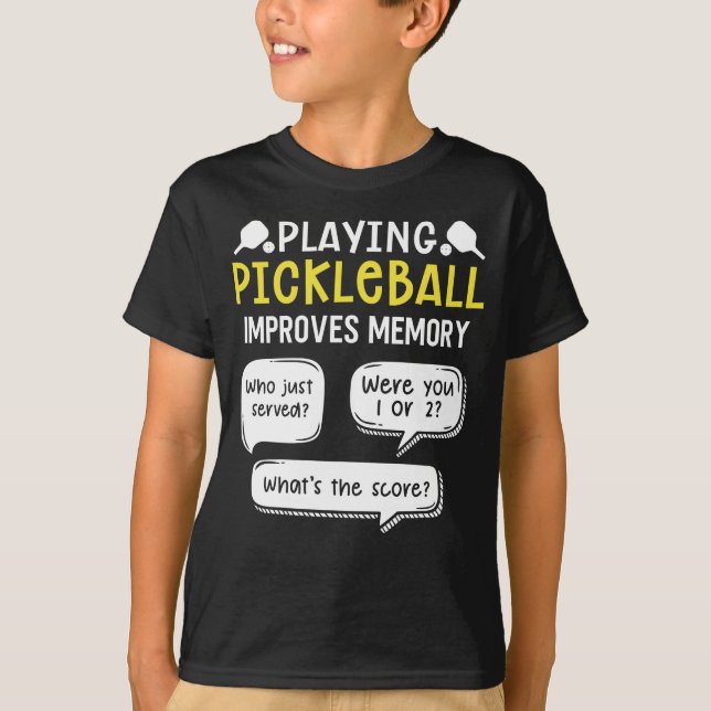 T-shirt Joueur de Pickleball de sport amusant (Devant)