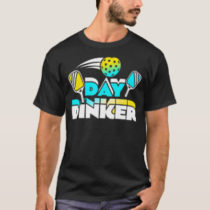 T-shirt Joueur de pickleball et de paddleball de jour Dink
