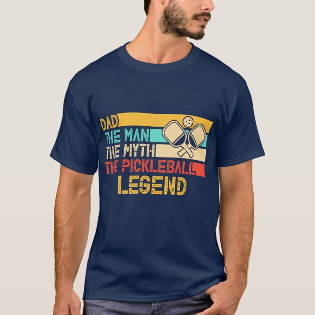 T-shirt Joueur de Pickleball Papa Pickleball Jour drôle (Devant)