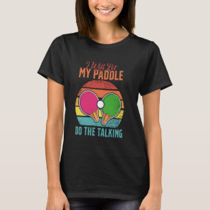 T-shirt Joueur de ping-pong de chat - Tournoi de sport de