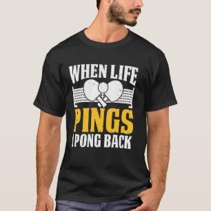 T-shirt Joueur de ping-pong tennis de table ping-pong
