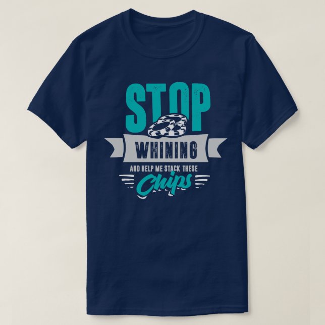 T-shirt Joueur de Poker amusant Casino Roulette Blackja (Design devant)