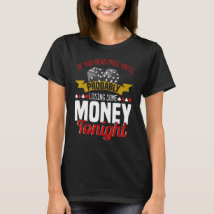 T-shirt Joueur de poker carte de buse jouer Joueur