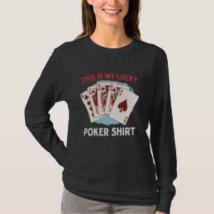 T-shirt Joueur de poker C'EST MA CHANCE POKER SHIRT Poker