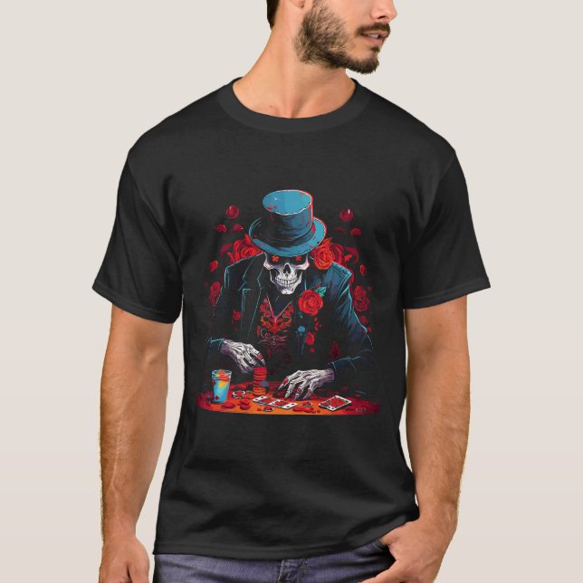T-shirt joueur de poker cool