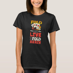 T-shirt Joueur de poker de casino de poker Jeux de hasard