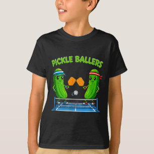 T-shirt Joueur de raquette de pickleball pickle ballers dr