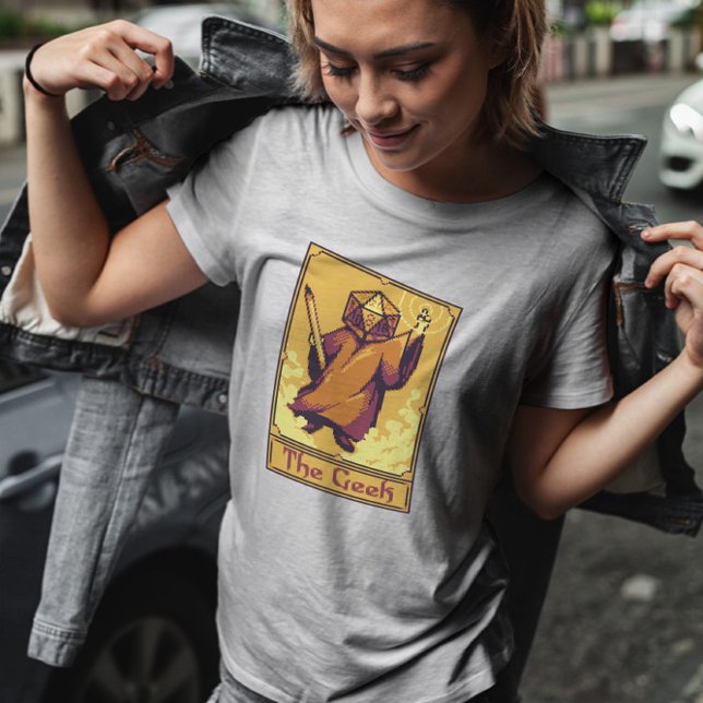 T-shirt Joueur de rôle Pixel Tarot Card (Créateur téléchargé)