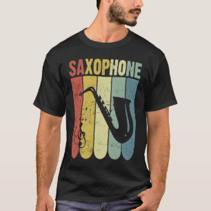 T-shirt Joueur de Saxophone Saxaphone Musique Jazz Ténor
