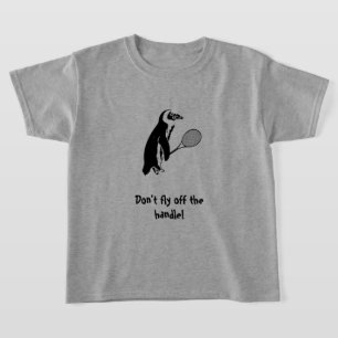 T-shirt Joueur de tennis de pingouin
