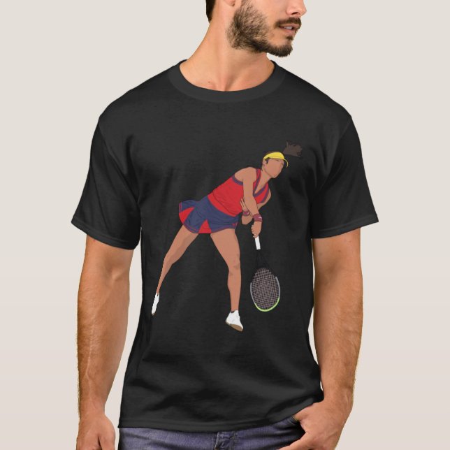 T-shirt Joueur de tennis Emma Raducanu (Devant)