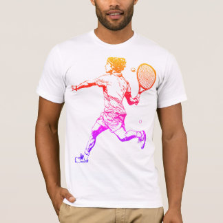 T-shirt Joueur de tennis en gras