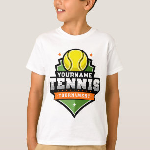 T-shirt Joueur de tennis personnalisé NOM Tournoi universi