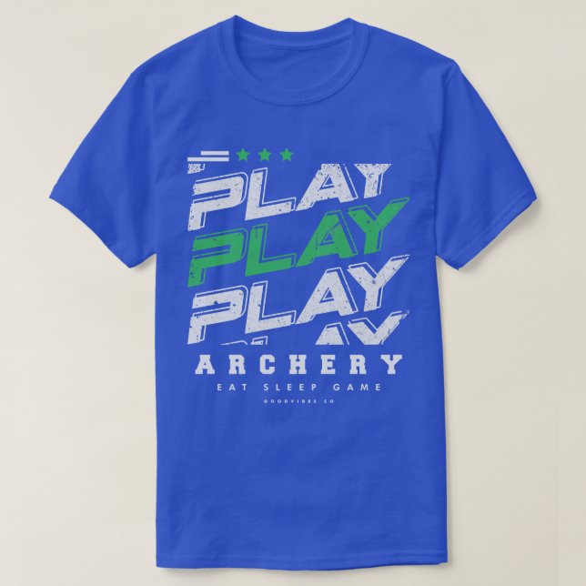 T-shirt Joueur de tir à l'arc (Design devant)