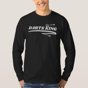T-shirt Joueur de tir de but Répéter Dartboard Darts