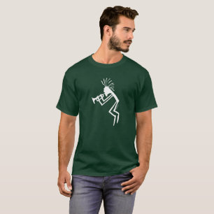 T-shirt Joueur de trompette Kokopelli Petroglyphe