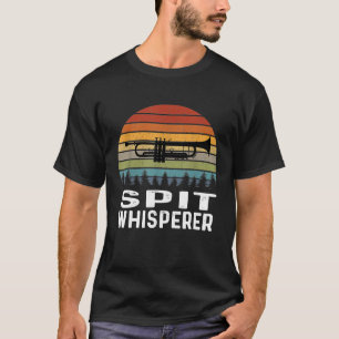 T-shirt Joueur de trompette rétro Spit Whisperer